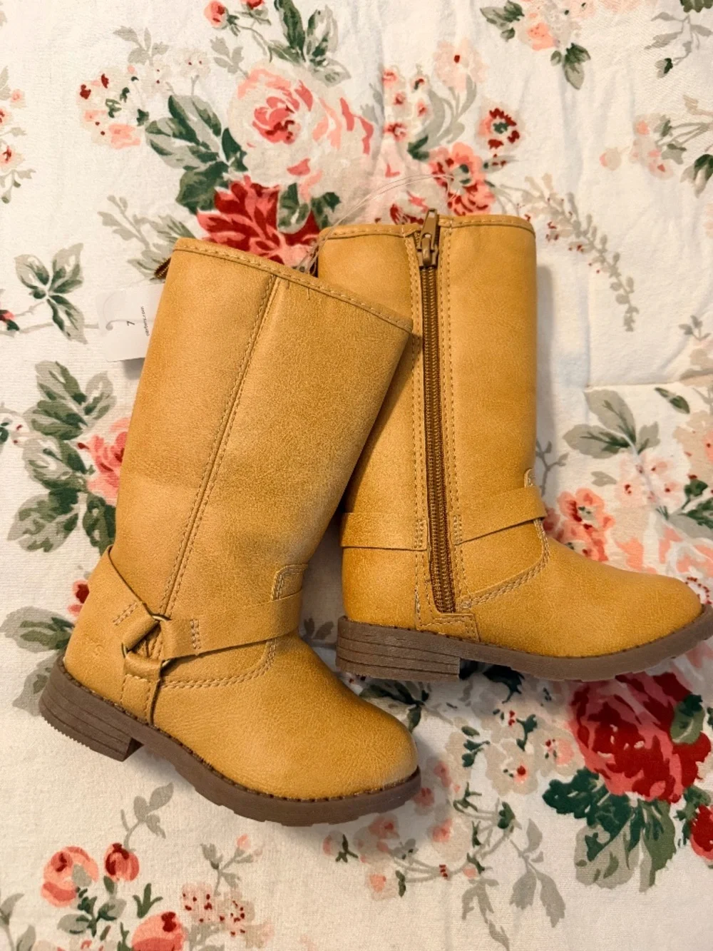 Carters Tan Toddler Tall Boots